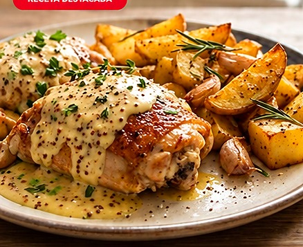 Pollo a la mostaza
